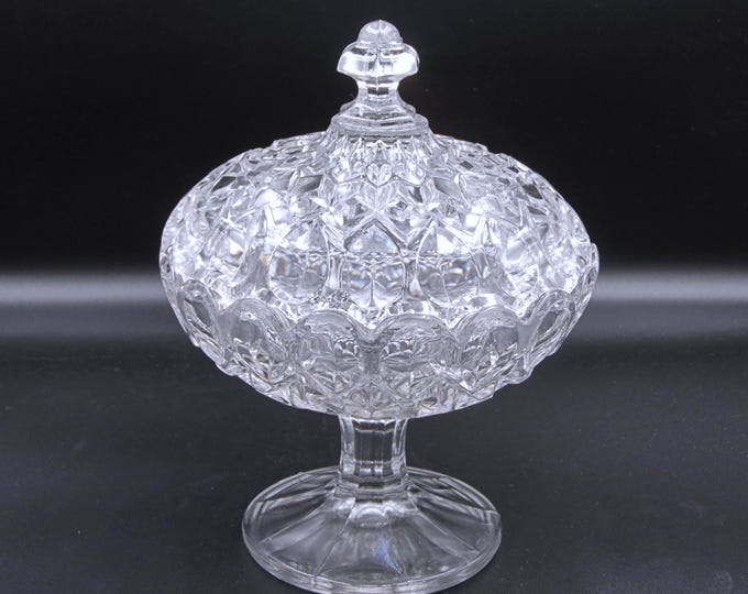 Flint Glass Sweetmeat Dish, Bakewell, Pears and Comp, Victoria (OMN) c 1868