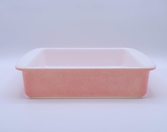 Vintage Kitchenware/Cookware, Cake Pan, Pyrex, Desert Dawn, Pink #222, 1955-1956