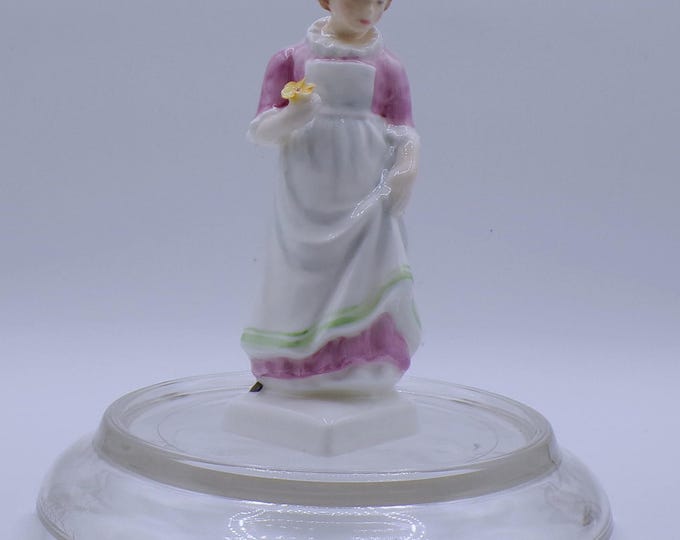 Porcelain Figurine, Royal Doulton Pottery, Beth from Kate Greenway Series, HN2870, 1979 - 1983
