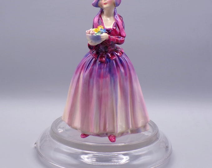 Vintage Pottery Figurine, Royal Doulton Potteries, England, Dorcas, HN1558, 1932 - 1938