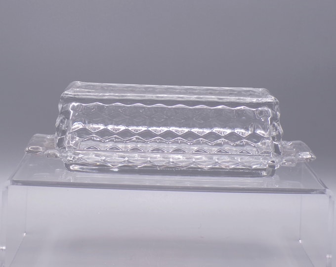 Vintage Glass Butter Dish (1/4 Pound Stick), Fostoria Glass Company, Fostoria #2056, American (OMN) 1915 - 1982