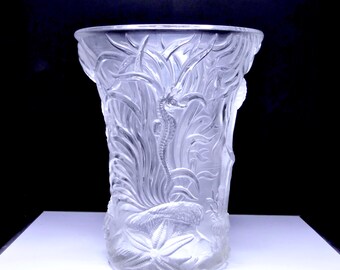 Art Glass Vase, Josef Inwald, Czechoslovakia, Barolac Collection