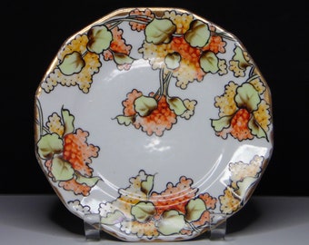 Porcelain Dessert Plate, Noritake China, Nippon (Japan) Morimura Brothers, Importers 1911 - 1921
