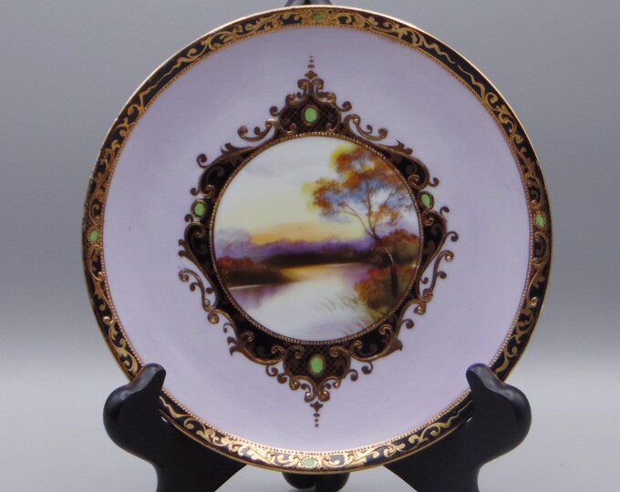 Porcelain Plate, Noritake China, Japan, Morimura Brothers Importers 1921 - 1924