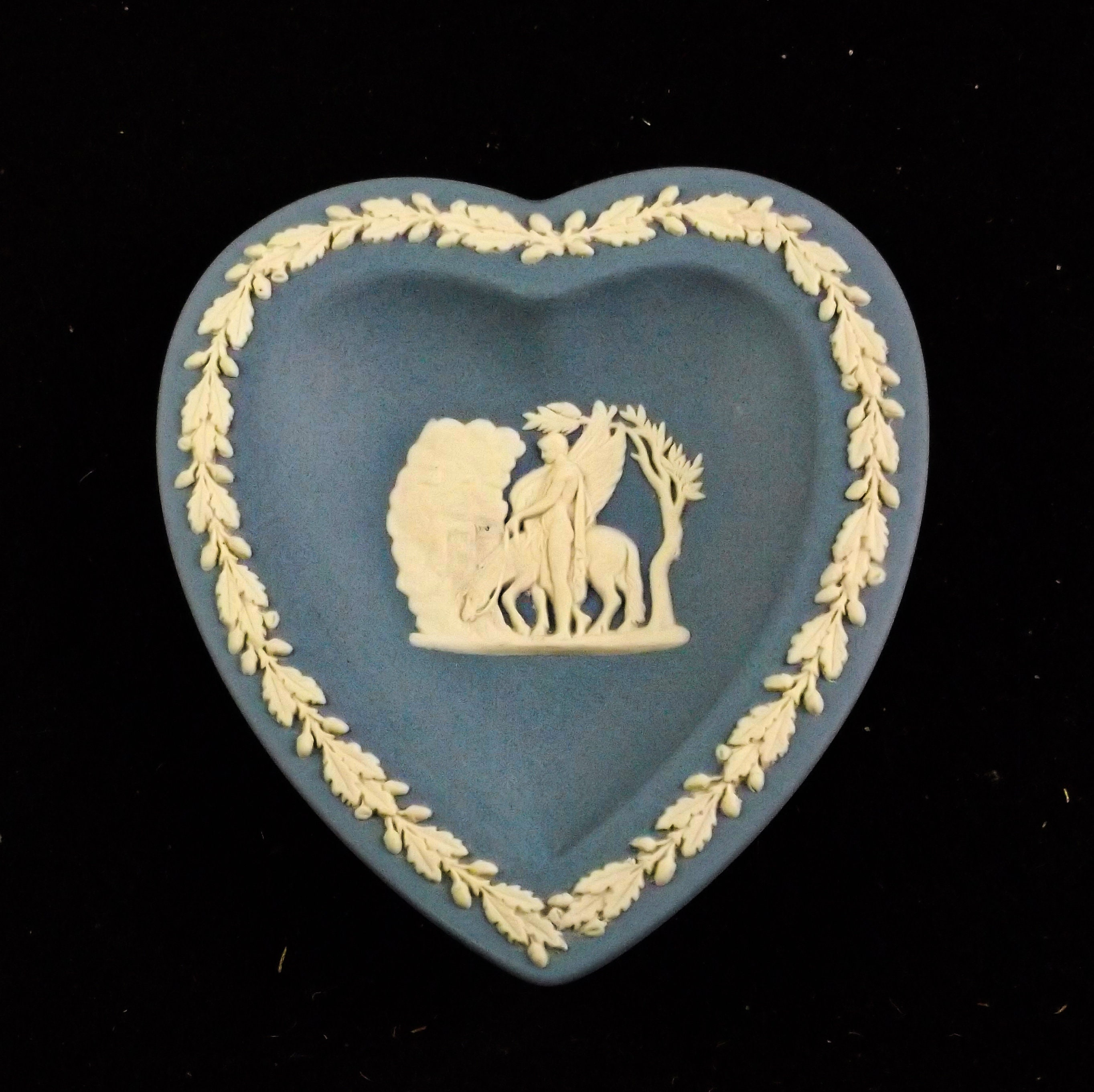 Pottery Dish, Wedgwood Pottery, England, Bellerophon And Pegasus, 1966