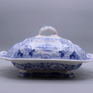 Pottery Vegetable Server, R.M.W.Co (Ridgeway, Morley And Wear) Japan Flowers 1842 - 1845