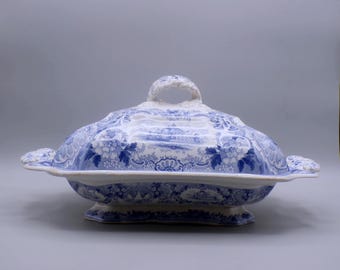 Pottery Vegetable Server, R.M.W.Co (Ridgeway, Morley And Wear) Japan Flowers 1842 - 1845