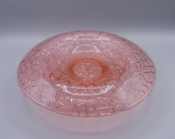 Elegant Era Glass Console Bowl, Imperial Glass Company, Imperial No 675 AKA Tree Of Life, 1920s