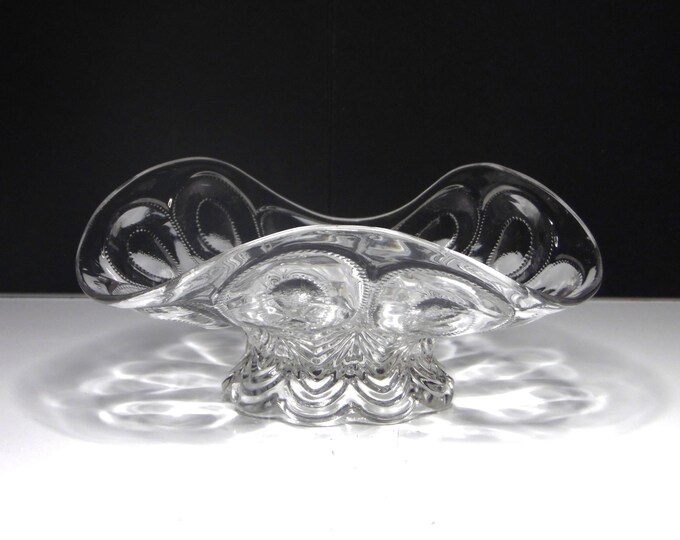 Peacock Eye Pressed Glass Bowl: US Glass, Circa 1902