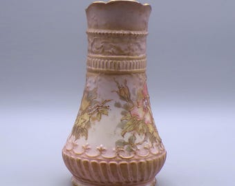 Porcelain Vase (Ewer Shape), RStK (Reissner, Stellmacher & Kessel) Turn Teplitz, Bohemia 1892 - 1904