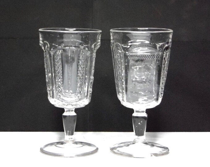 EAPG Goblet McKee Brothers Band Diamond (OMN) aka Deer and Doe 1884