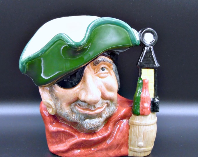 Pottery Character Jug: Royal Doulton Pottery, Smuggler, 6616, 1968-1973