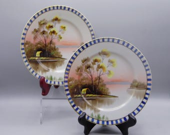 Porcelain Dessert/Salad Plate, Takito Company, Japan, 1920s