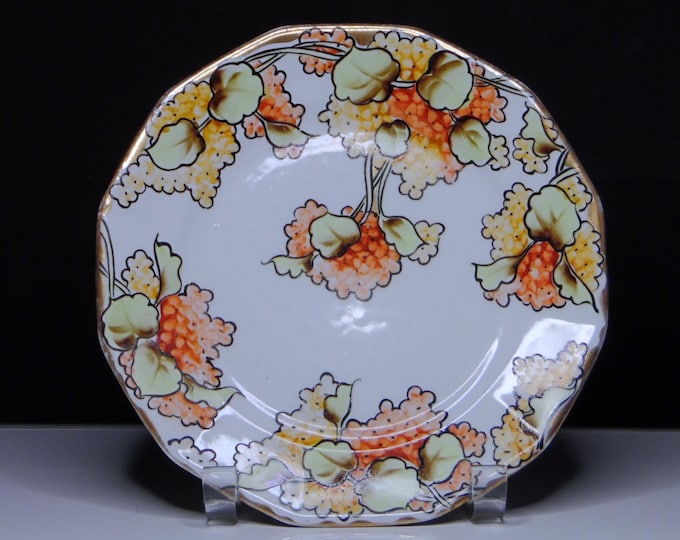 Porcelain Dessert Plate, Noritake China, Nippon (Japan) Morimura Brothers, Importers 1911 - 1921