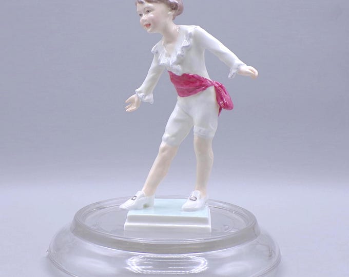 Royal Worcester Porcelain Figurine: Masquerade Boy, F G Doughty