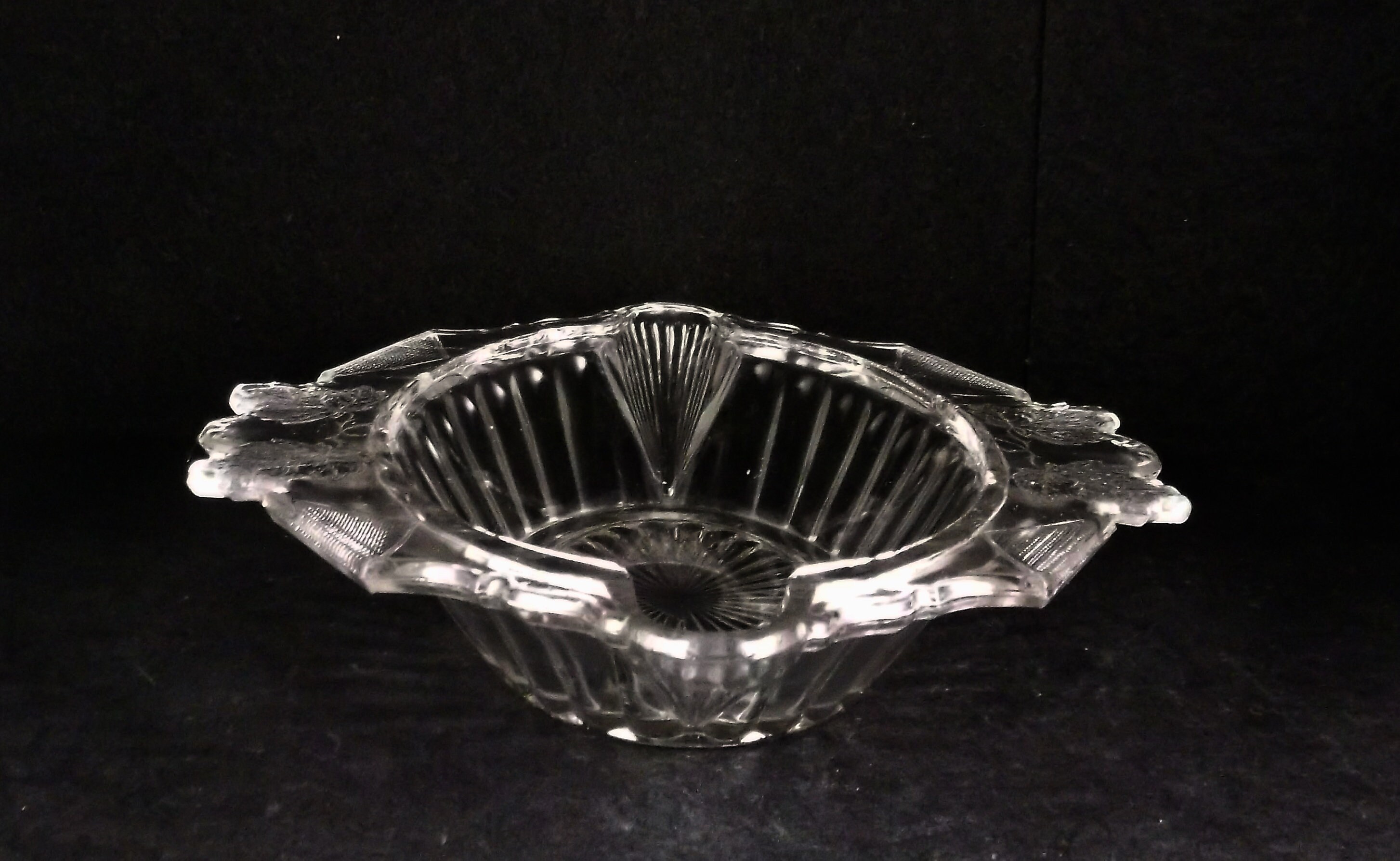 Early American Pressed Glass Olive/Pickle/Relish Dish, Campbell, Jones