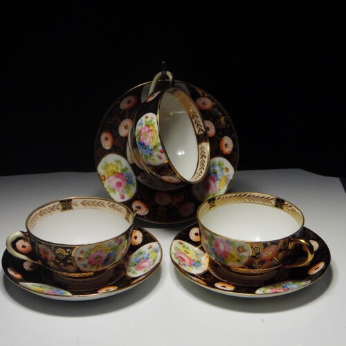 Porcelain, Cup And Saucer, high quality Noritake China, Morimura Brothers,Importers, Nippon Period 1911 - 1921