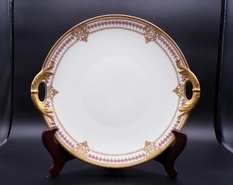 Porcelain Cake Plate, Haviland. Limoges, France, Blank 898, 1905 - 1931