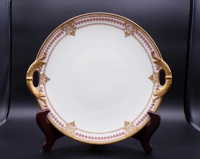 Porcelain Cake Plate, Haviland. Limoges, France, Blank 898, 1905 - 1931