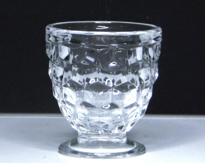 Vintage Glass Whiskey/Shot Glass Fostoria Glass Co #2056, American 1915-1982