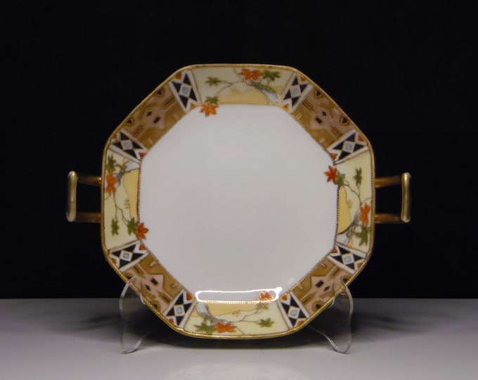 Porcelain Bon-Bon Dish, Meito China, Nagoyo Seito Sho, Ltd, Nippon 1908 - 1921