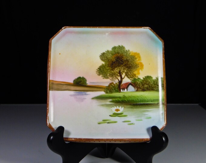 Porcelain Hot Plate, Noritake China, Japan, Morimura Brothers, Importers, 1925