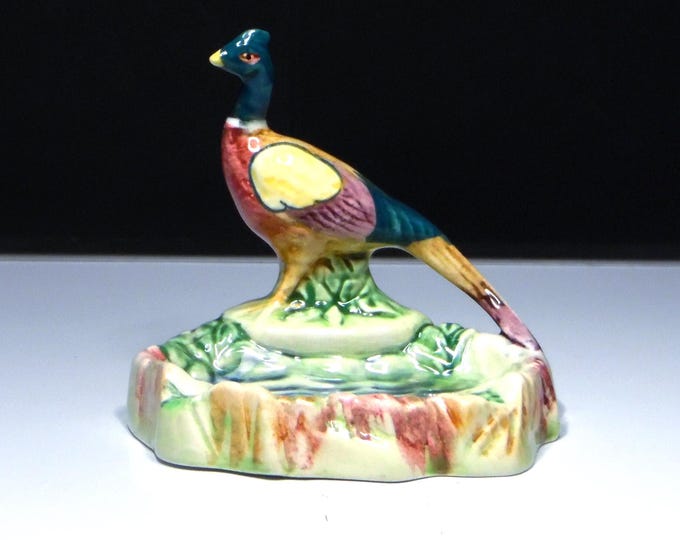 Pottery Ashtray, Beswick Pottery, England, Pheasant 1939-1970