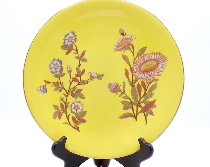 Porcelain (China) luncheon or coupe plate, Royal Worcester Porcelain for Bailey Banks and Biddle, Philadelphia, 1860-1867