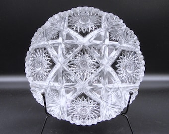 ABPCG Large Nappy Bowl, Mt. Washington Glass Company, Thalma, 1890s