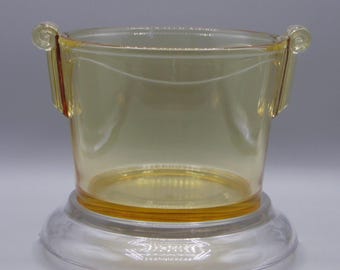 Elegant Era Glass Ice Bucker, Fostoria Glass Company, Fostoria #2443, 1933 - 1935