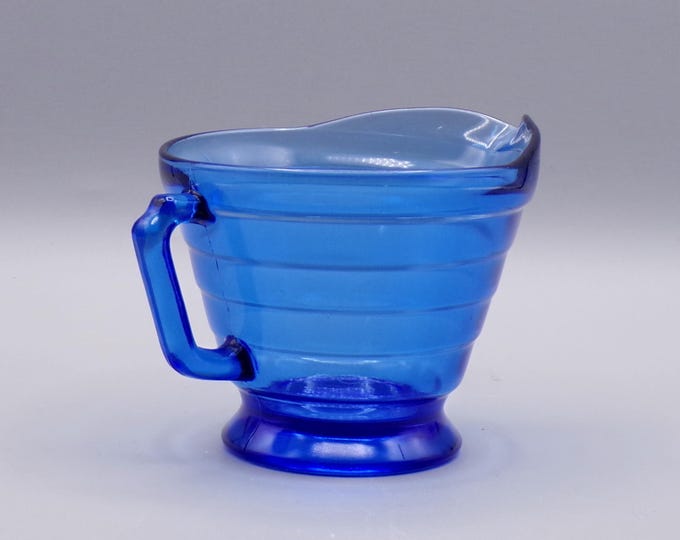 Depression Glass Creamer, Hazel - Atlas Glass Company; Moderntone; 1934 - 1942