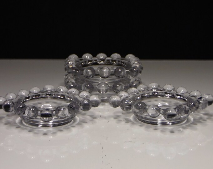 Elegant Era Glass Ashtray, Imperial Glass Company, Candlewick #400/651
