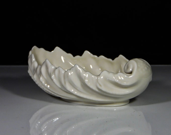 Porcelain Bowl, Lenox China, Shell Bowl Collection, Ivory, 1960s