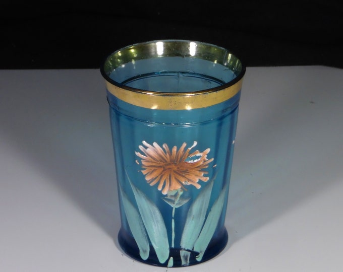 Early American Pressed Glass Tumbler, H Northwood Company, Pretty Panels (AKA) c 1900 - 1910