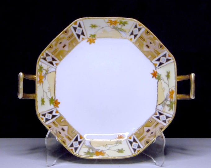 Porcelain Bon-Bon Dish, Meito China, Nagoyo Seito Sho, Ltd, Nippon 1908 - 1921