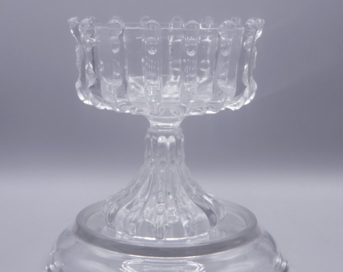Early American Pressed Glass Compote, United States Glass Company, U S Glass #15021 (OMN) a/k/a Broken Column, 1893