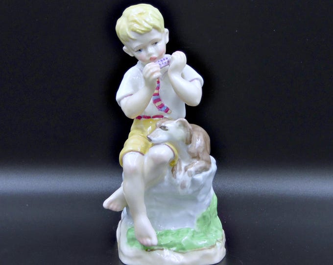 Bone China Figurine: Royal Worcester Pottery, Months of the Year Series, June; 1950-1985