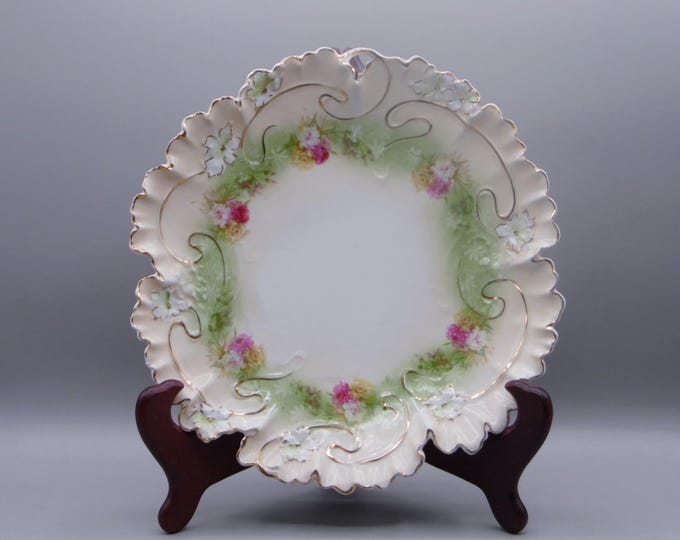 Porcelain Cake Plate, RS (Reinhold Schlegelmilch) Prussia, 1900 - 1905