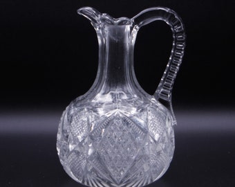 Early American Pressed Glass, Decanter, United States Glass Co, U S Glass #15048, Pennsylvania (OMN), a/k/a Balder; Kamoni, 1897