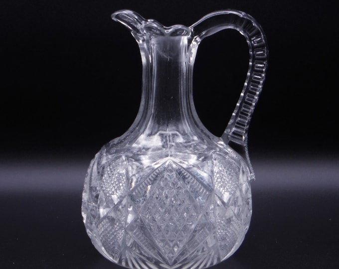 Early American Pressed Glass, Decanter, United States Glass Co, U S Glass #15048, Pennsylvania (OMN), a/k/a Balder; Kamoni, 1897