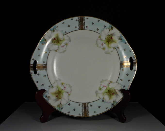 Porcelain Cake Server; Porzellanfabrik Kloster Vessra, Germany, 1892 - 1921