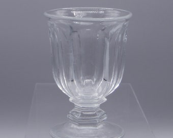 Flint Glass Single Egg Cup Multiple Makers, Flute (a/k/a) ca 1850's - 1860's
