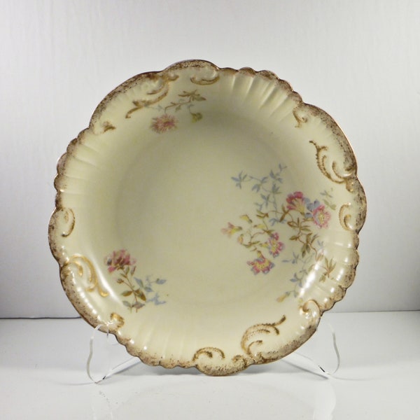 Porcelain Serving Bowl, Limoges, Imported by Lewis (Lazarus) Strauss & Sons, New York c 1890 - 1910.