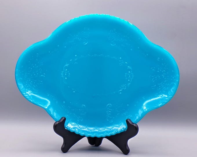 Early American Pressed Glass/Milk (Opaque) Glass, Dresser Tray, Dithridge and Company, Dithridge #30 (OMN) c 1900