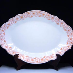 Pottery Platter, John Maddock And Sons, England, Unknown Pattern, 1896 - 1915