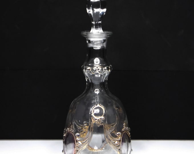 Early American Pressed Glass Decanter, United States Glass Company, US Glass #420 (OMN) 1900