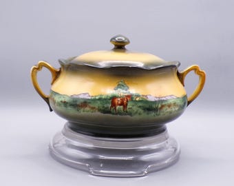 Pottery Cracker Jar, Haynes Ware, D F Haynes, Baltimore, Cloverdale, 1880 - 1890