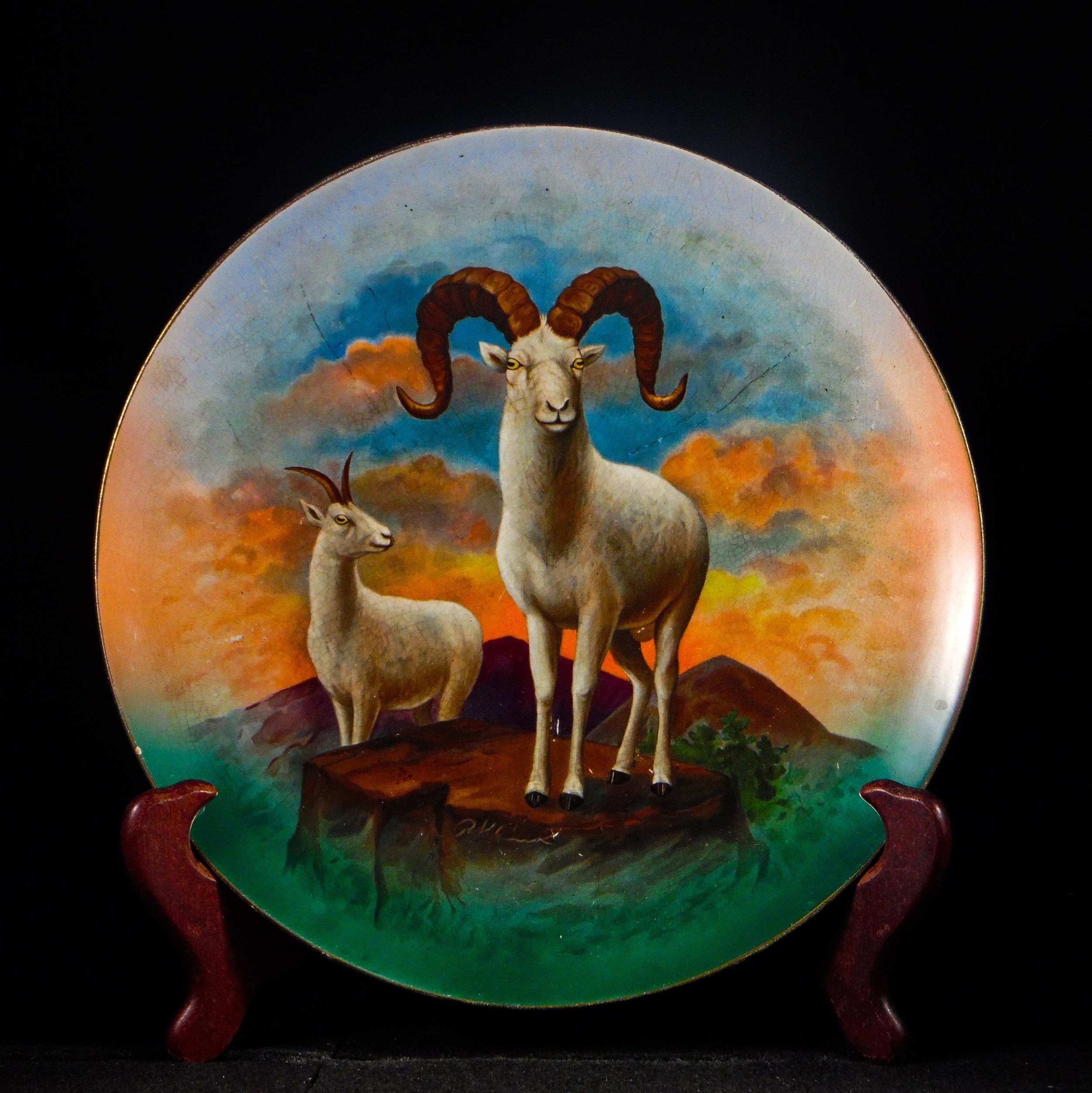 PotteryPlate American China Company, Toronto Ohio, Hand Painted