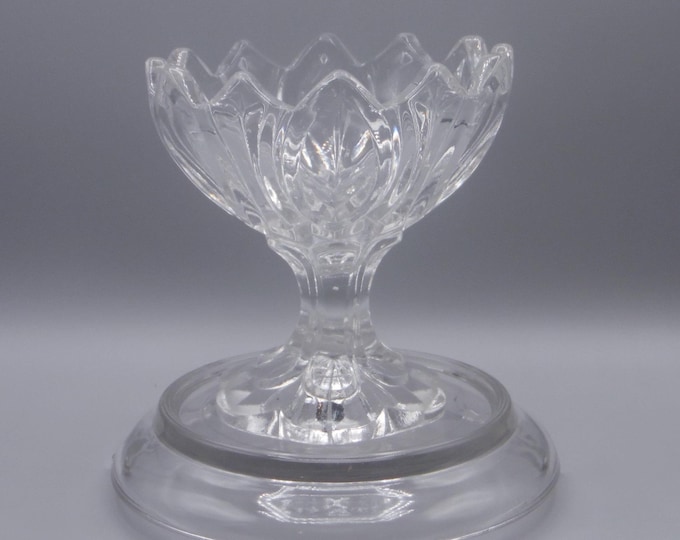 Flint Glass Sugar Basin (Bowl) Probably English, Unknown Pattern, ca 1850/60