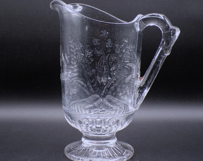 EAPG Hummingbird Pitcher: Beaver Falls Glass Co. Australia Pattern, 1887